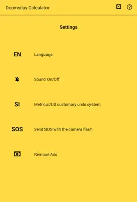 Doomsday Calc android App screenshot 2